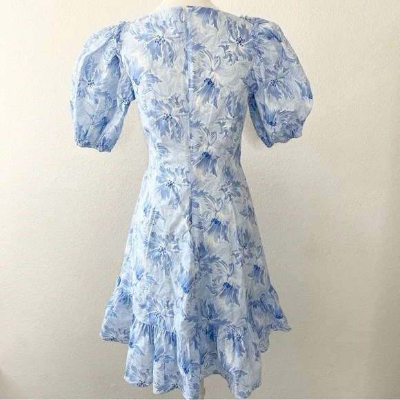 CINQ A SEPT BLUE KAYLA DRESS - Picture 3 of 8